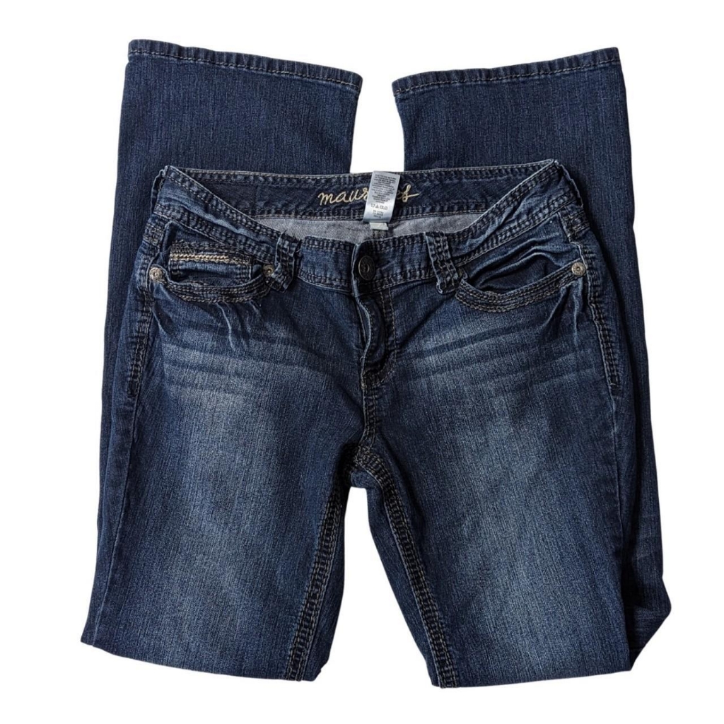 Dark Wash Lowrise Bootcut Jeans